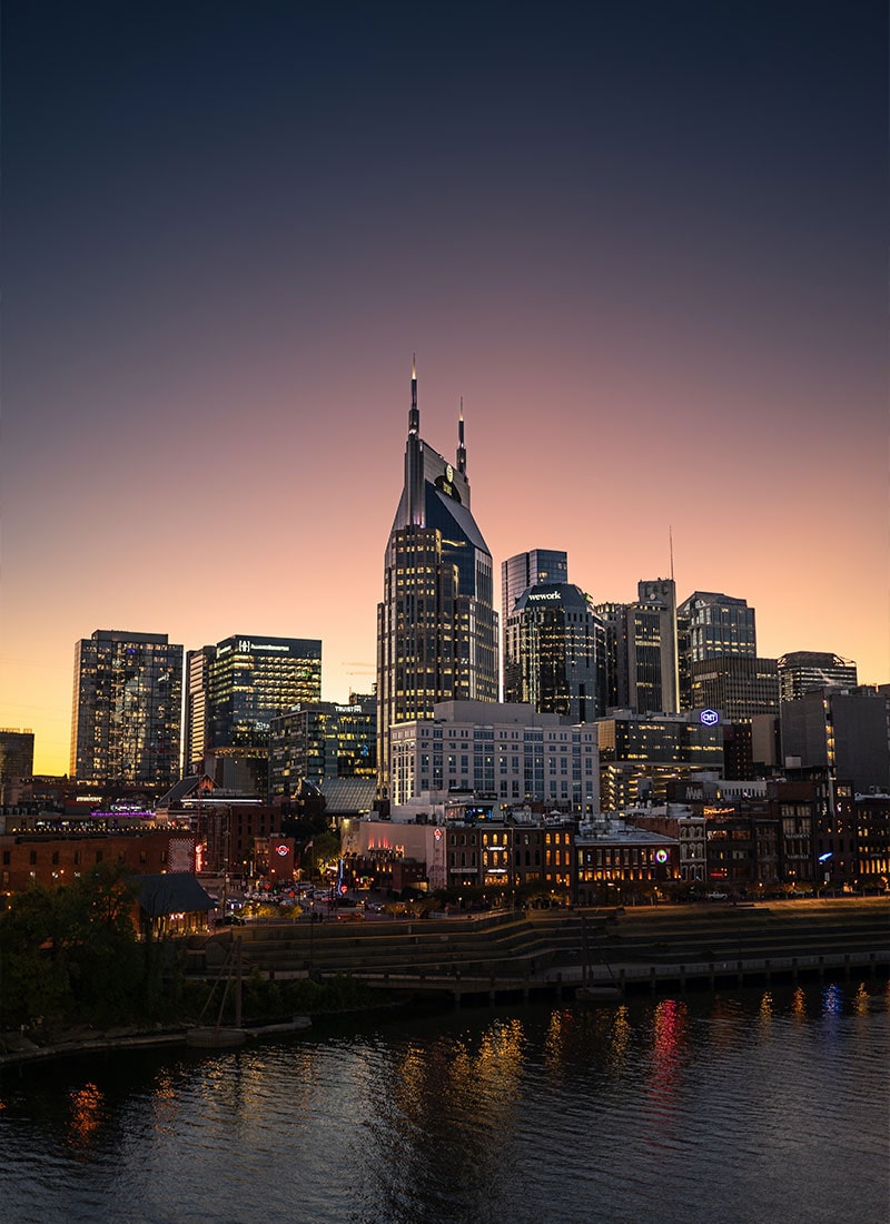 Image of the Tennessee skyline.
